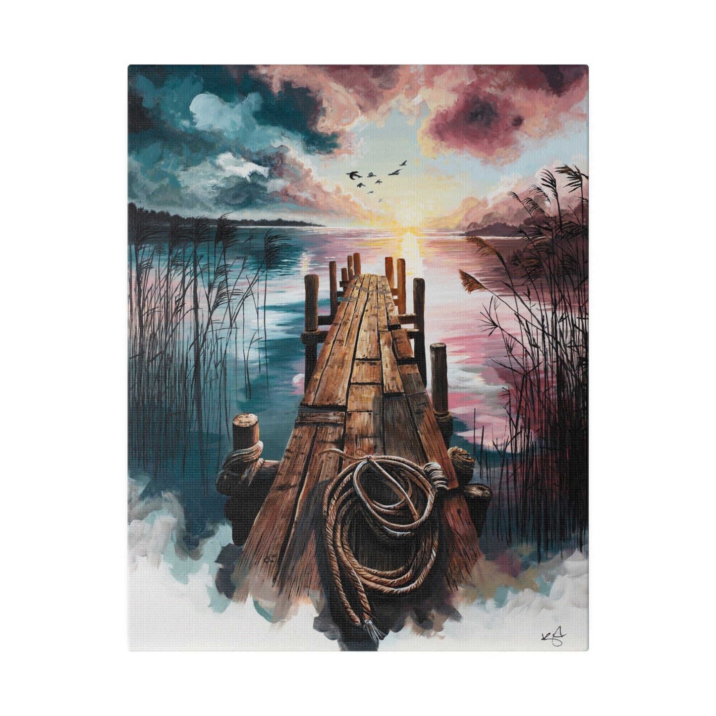 Sunset on the Dock